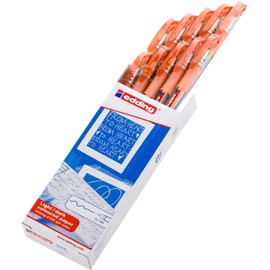 edding 2185 Gel Roller - Pastel Orange (Pack of 10)
