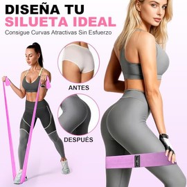6 PCS Bandas de Resistencia,Bandas Elásticas,Varias Libras,Ligas Elásticas de Látex Natural Multifuncional,Bandas Elásticas para Hombres y Mujeres par