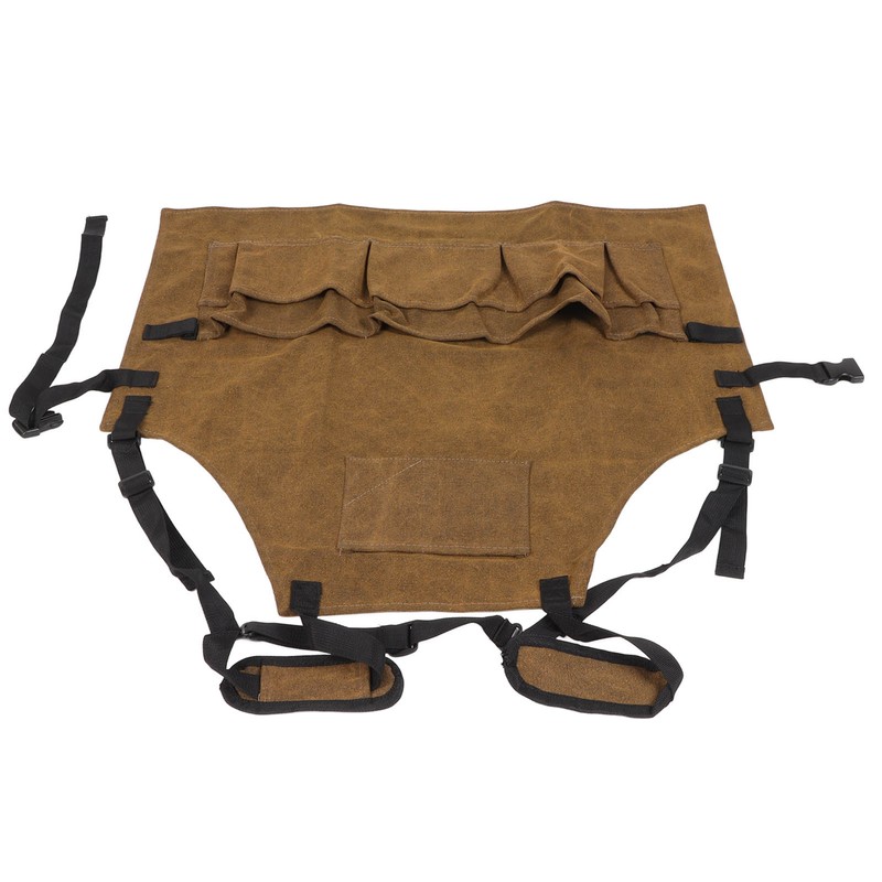 Woodworking Apron Thick Shoulder Pads Adjustable Strap Work Apron with