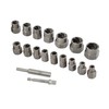 OEMTOOLS 23700 18Pc CrMo Impact Nut and Bolt Extractor Kit,
