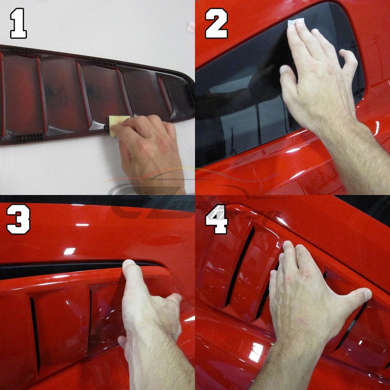 6 Piece Adhesion Adhesive Promoter Sponge Double Tape Vinyl Wrap