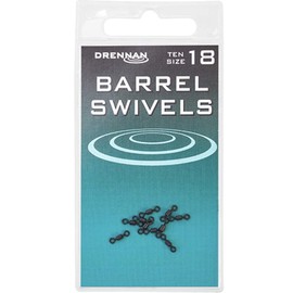 Drennan Barrel Swivels For Fishing Pack Of 10: 18