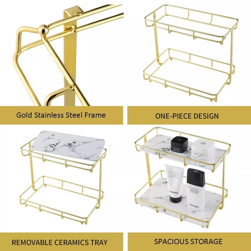 Dobbyby Bathroom Organizer Countertop Perfume Organizer Makeup Organizer Cosmetics St...