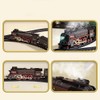 Electric Train Toy with Smokes,Lights and Sound,Train Set for Under