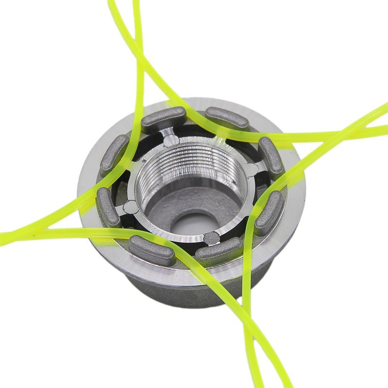 SWNKDG Aluminium Line Head Lawn Trimmer Head, Double Line Head,