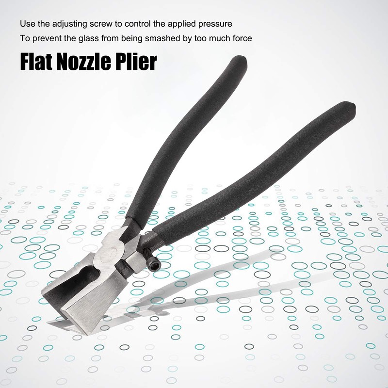 Breaker Grozier Chrome Vanadium Steel Glass Breaking Pliers, Ergonomic Handle,