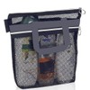 Portable Mesh Shower Bag, Toiletry Bag, Quick Dry Nylon Shower