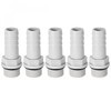 sourcing map PVC Barb Hose Fitting Connector Adapter 10mm or