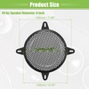 X AUTOHAUX Universal 6" Car Speaker Grills Cover Mesh Round