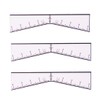 Eyebrow Ruler Sticker Eyebrow Easy Mapping Shaping Sticker Stencil Microblading