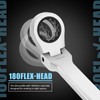 LOSCHEN 27pcs Extra Long Metric Flex-Head Ratcheting Wrench Double Box