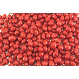 Planet Sweets Jumbo Red Boston Baked Beans Candy Coated Peanuts - 8 Ounce - Classic Crunchy Snack Old Fashioned Kosher