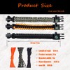 DIHAIMI Paracord Survival Bracelet (3 Pieces), Practical Five Functions, Fire