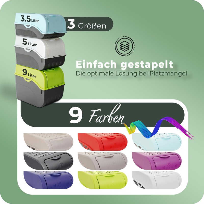 Novaliv Vegetable Box Potato Storage Container 3.5 L to 9