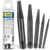 S&R Screw extractor set, 5 pieces, made in Germany, left-hand