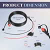 010-11425-01 Threaded Power Cable 6ft./1.8m - fit for Garmin GLS,