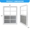 NeatiEase 2 Pack Shed Window, 18" x 23" Flush Mount