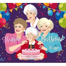 WZVZGZ Puzzles for Adults 500 Piece Jigsaw Puzzle The Girls Stay Golden Happy Birthday School Supplies Challenge Intellective Educational Toy Wooden Kid Gift Props Unzip Game Difficult