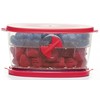 PrepWorks Berry Keeper, Red – Freshness-Enhancing Storage for Berries and