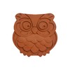 Fox Run Terracotta Brown Sugar Keeper and Saver, Owl, Set