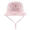 KeepSa 100% Cotton Sun Hat Baby Girls Boys Children Summer Children's Hat Fishing Hat with Wide Brim, Small Strawberry