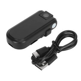 Body Wearable Camera 4K HD WiFi 1080P Video Recording One Button Recording Mini Video Camera with Back Clip Black