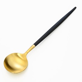 Kuchipol GOA Matte Gold Dessert Spoon