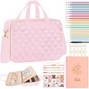 PUGPIU Bible Cover Case for Women, Large Bible Bag with
