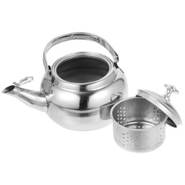 Kichvoe Stainless Steel Teapot Whistling Tea Kettle, Teapot For Stovetop Fast Boiling Water Kettle With Movable Infuser