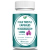 QANLOI Milk Thistle Supplement with Aloe Vera and Apple Cider