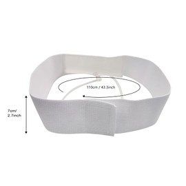 DAHE Urine Test Bag Abdominal Belt Concealed Urine Test Belt Portable Bag for Working Test Screen (Long)