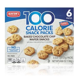 Benton’s 100 Calorie Baked Wafer Snack Packs (1 Box, Chocolate Chip)