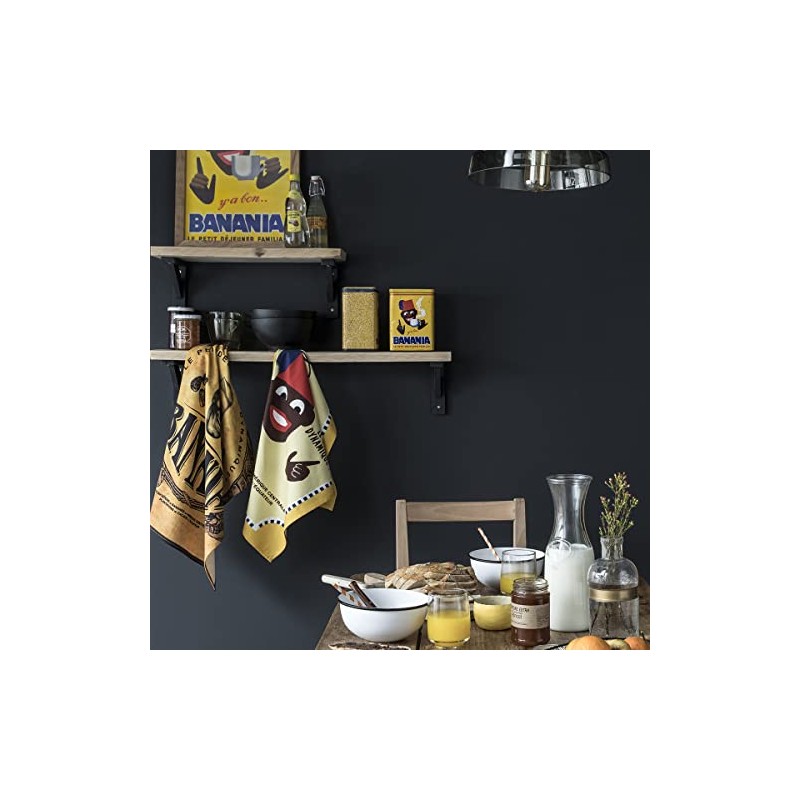 Coucke Cotton Tea Towel Banania (Dynamic Flavour)