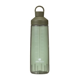 CBJAPAN SANTECO Water Bottle, Khaki, 33.1 fl oz (946 ml), Direct Drinking Sports Bottle, Protein Shaker, Antibacterial, Ocean Beverage Bottle