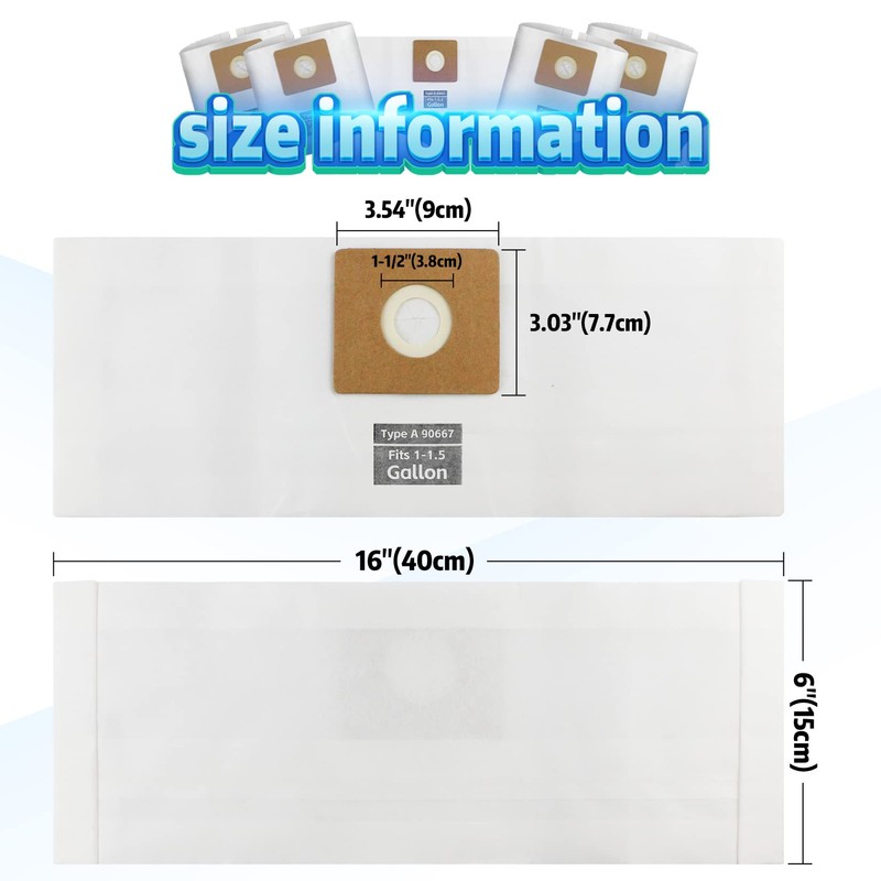 3 PCS Preferential Set 1-1.5 Gallon Vac bags, ALYYDBG Type