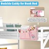 Loghot Bedside Caddy/Bedside Storage Bag Hanging Organizer for Bunk and