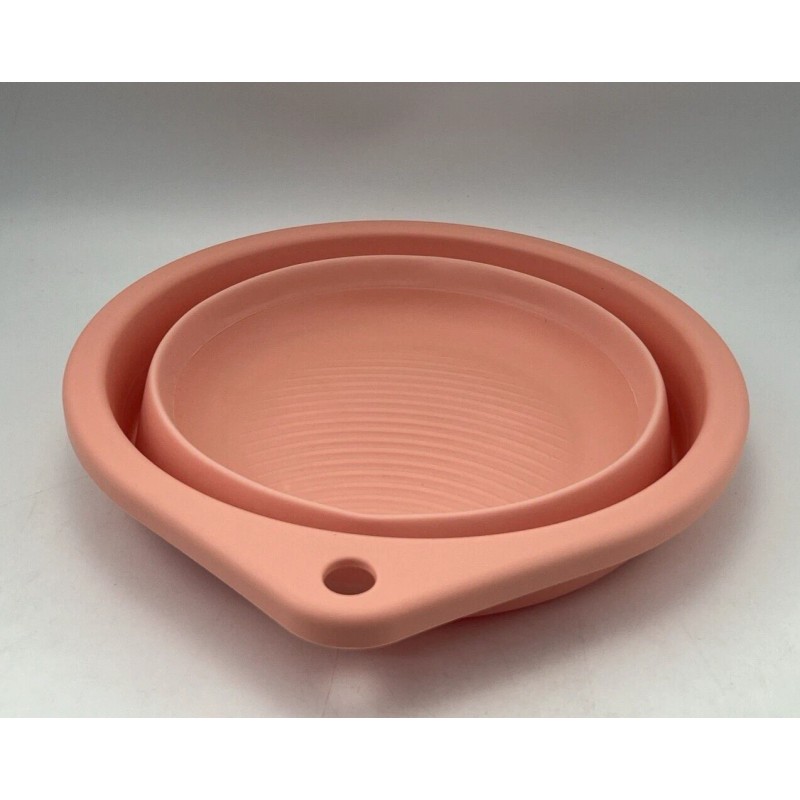 Ikea PEPPRIG Wash Tub Laundry Storage Organizer Foldable Pink 10