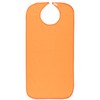 Sensalou Adult Bib Ess Apron Spill Bib for Seniors, orange