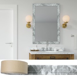 WAPANE 180" x 3.1" Peel Stick Foam Molding Baseboard Trim Self Adhesive, Crown Molding Wallpaper Border Flexible, 3D Wall Edging Lines Foam Wall Base Moulding Trim for Home DIY Decoration