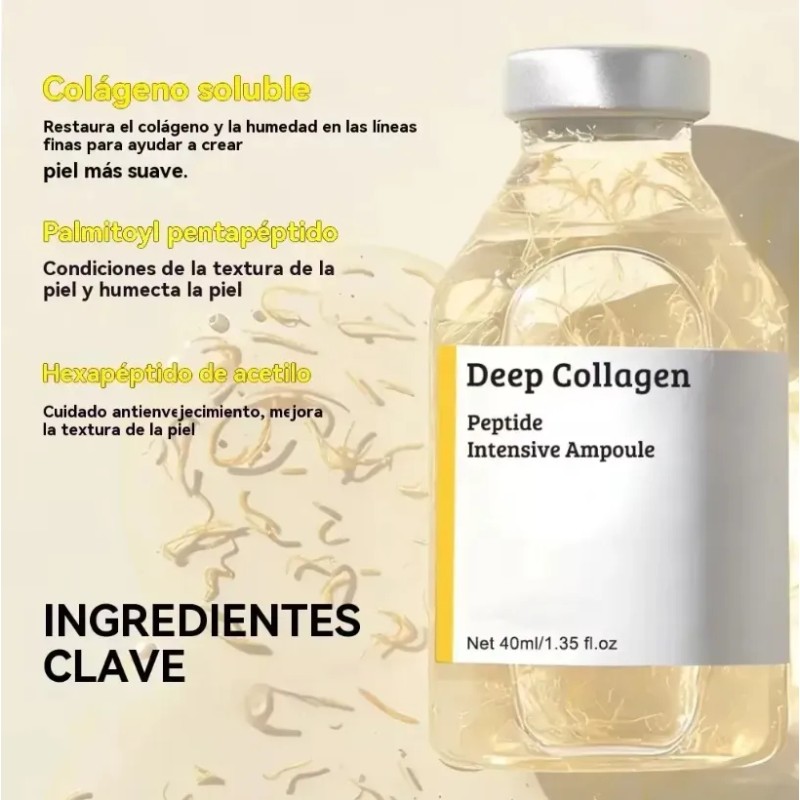 Sérum Facial Antiedad Coreano, Intenso En Péptidos De Coláge