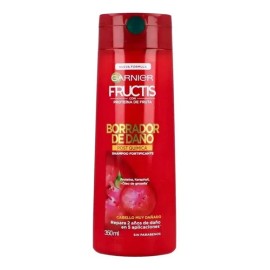 Garnier Fructis Shampoo Borrador De Daño Postquimica 350ml                                                                                            