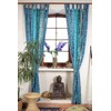 GURU SHOP Boho Patchwork Curtains, 1 Pair Bohemia Curtain Made