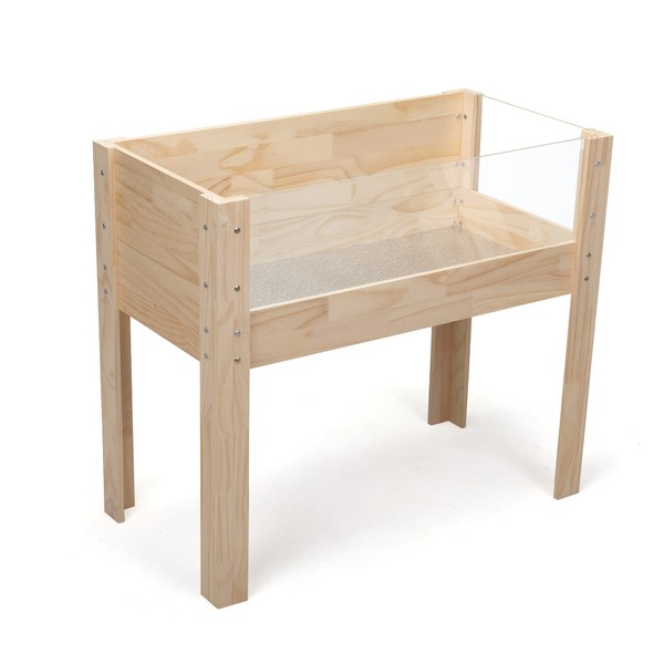 Wooden Tortoise House, Turtle Habitat, Indoor Tortoises Enclosure with Viewing