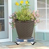 CASIMR Plant Stand with Wheels, Adjustable 15-20" Heavy Duty Plant