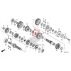 HONDA NEW OEM HONDA COUNTERSHAFT 3RD THIRD GEAR COLLAR CRF250R