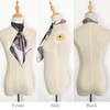 Carbeads Women's One-Touch Mini Scarf, Scarf, Mini Scarf, 06. black