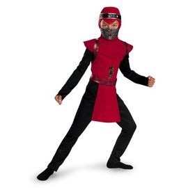 Red Viper Ninja Classic Costume - Medium (7-8)