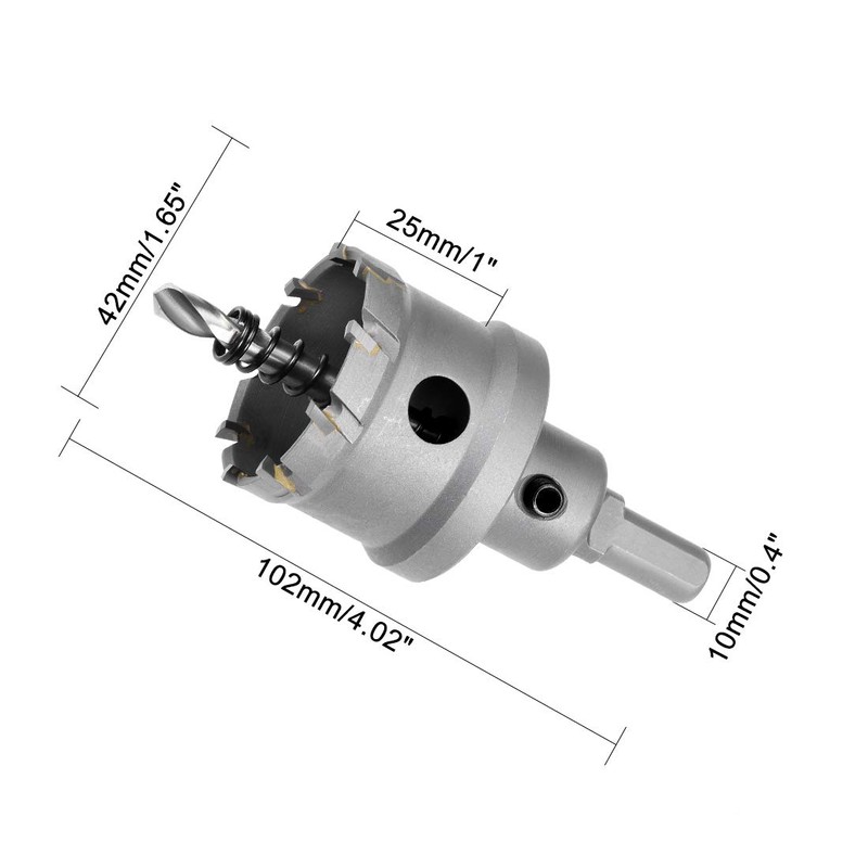 sourcing map Carbide Hole Cutter, Hole Saws for 5 mm