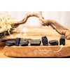 Lebensquelle Plus Black Tourmaline/Schorl Raw Stone Pendant with Leather Cord