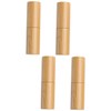 Ipetboom 2sets Bamboo Lipstick Tubes Refillable Lip Balm Containers Rustic